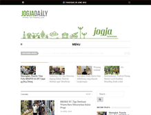 Tablet Screenshot of jogjadaily.com